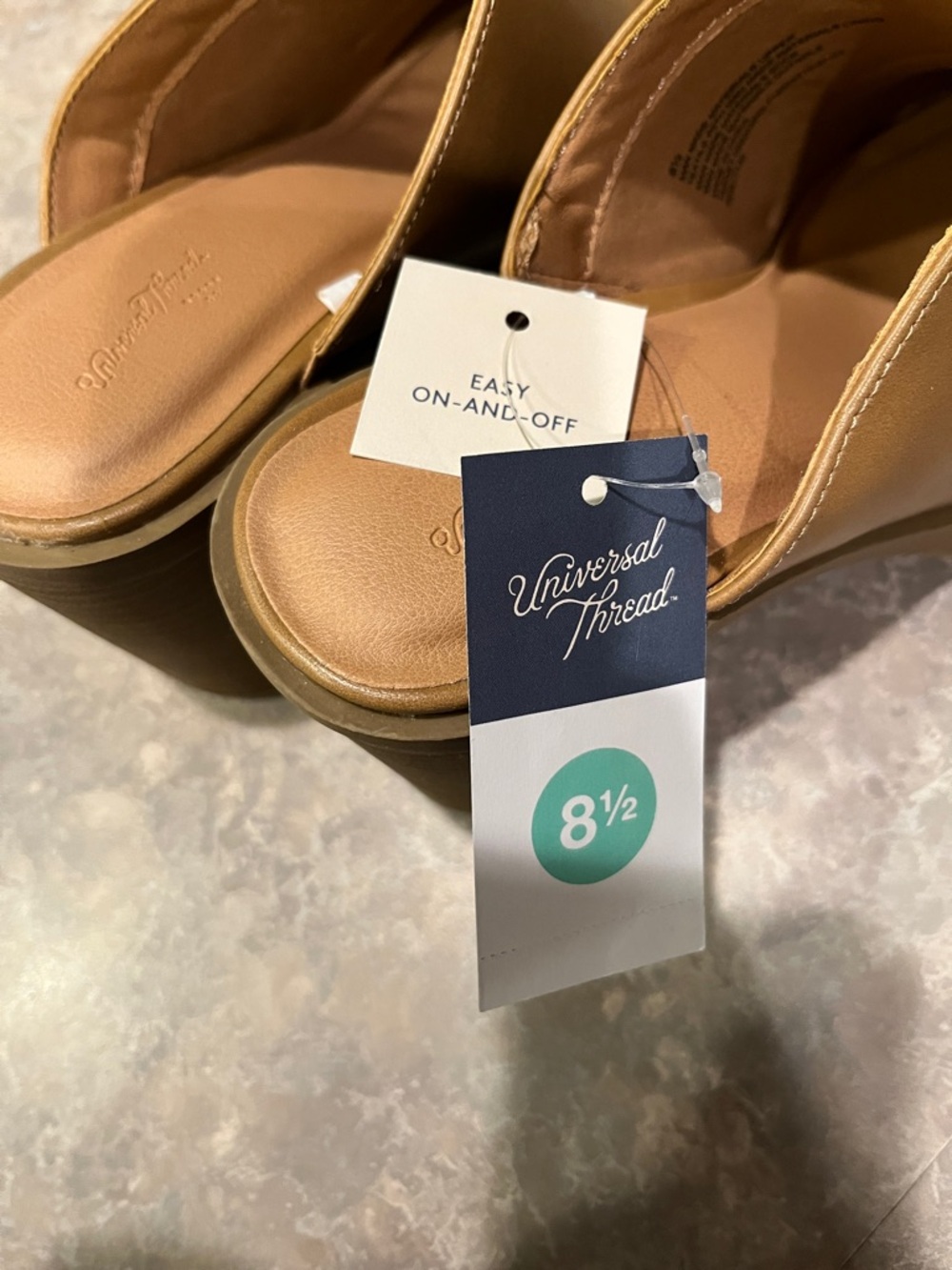Universal Thread Tan Platform Mule Clogs - Picture 5 of 5